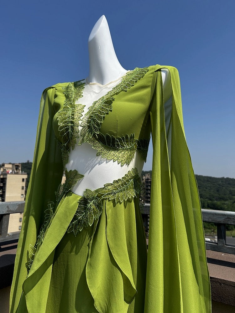 Green Folklore Dress