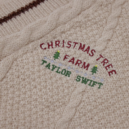 Christmas Tree Farm Inspired Cardigan