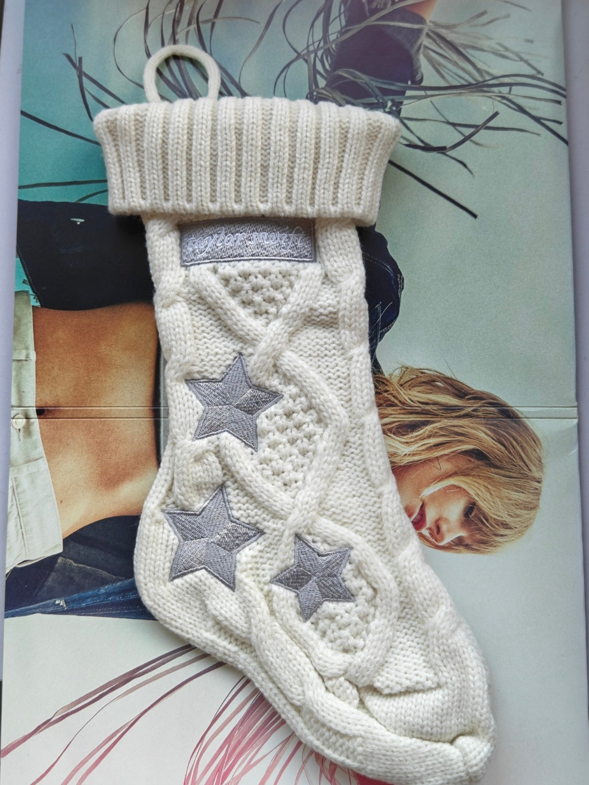 Folklore Album Cardigan Christmas Stocking