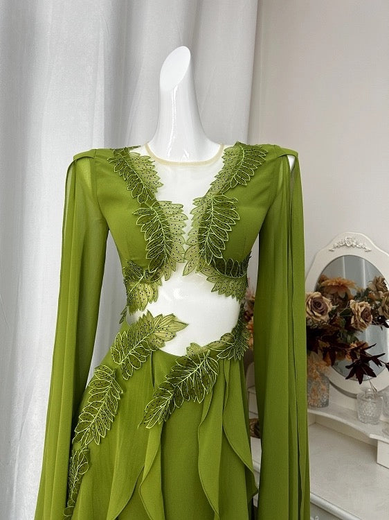 Green Folklore Dress