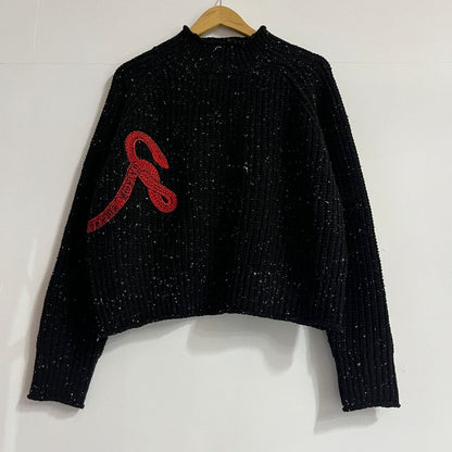 Reputation Mockneck Cropped Sweater