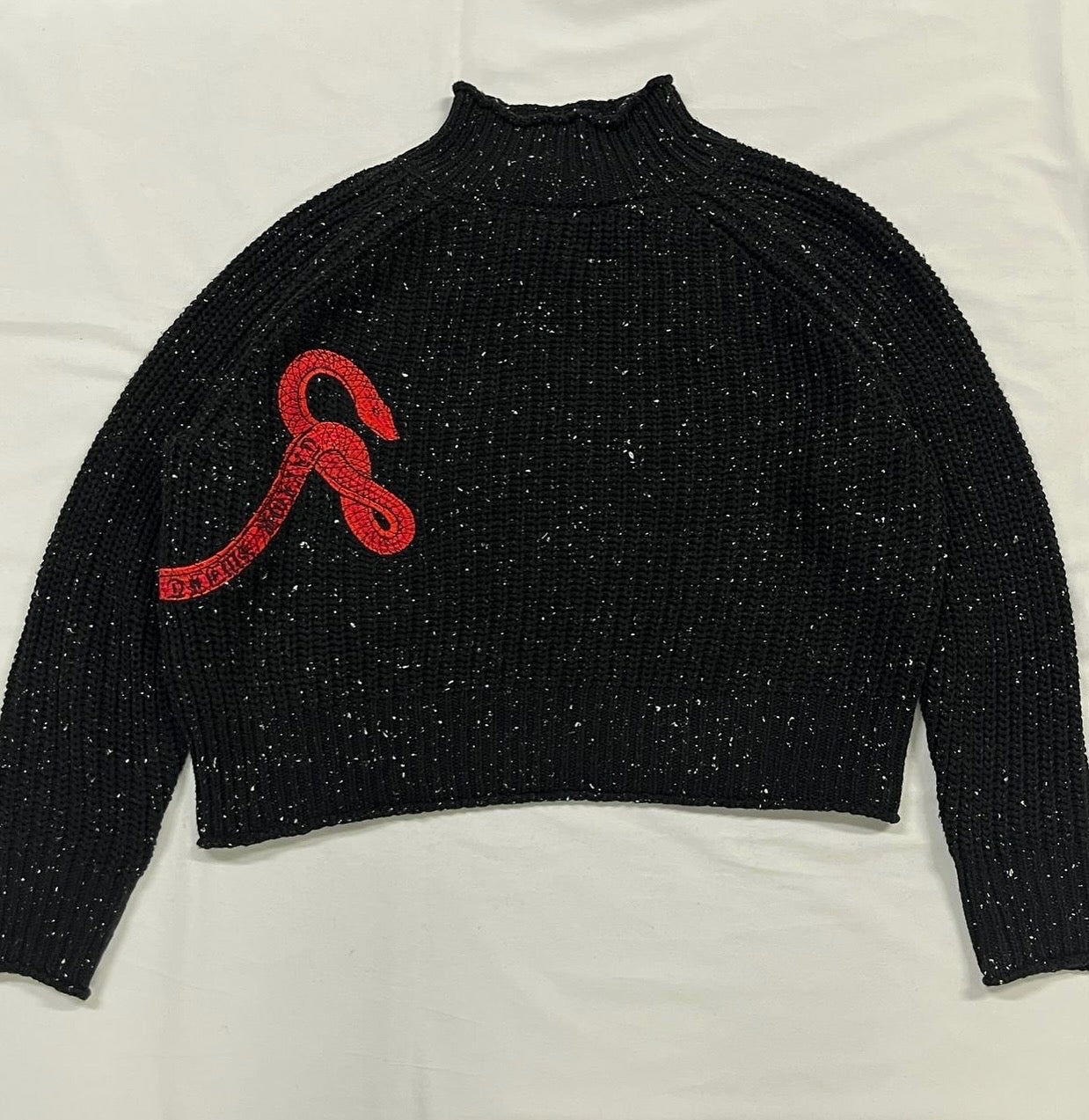 Reputation Mockneck Cropped Sweater