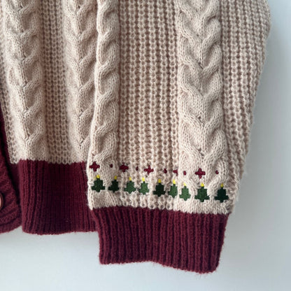 Taylor Swift Christmas Tree Farm Inspired Cardigan