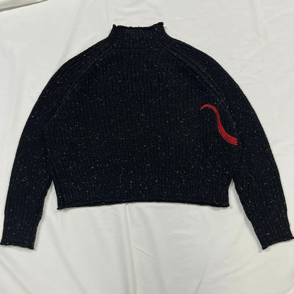 Reputation Mockneck Cropped Sweater