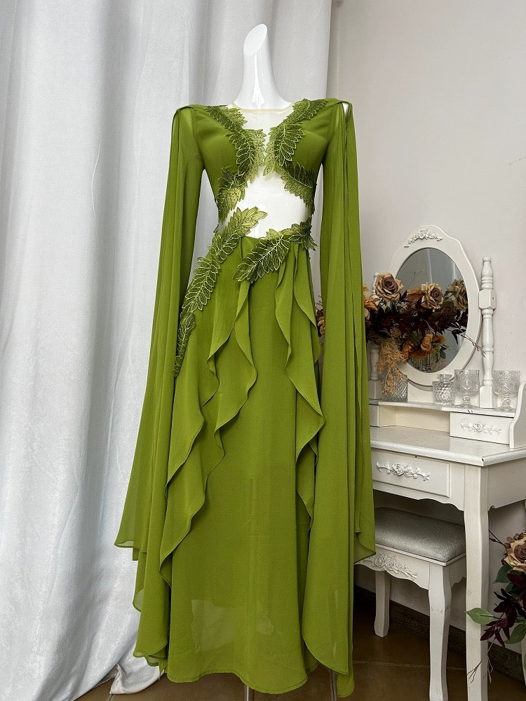 Green Folklore Dress