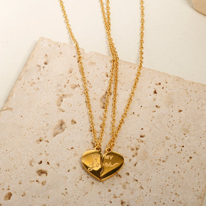 gold taylor swift lover bff necklace