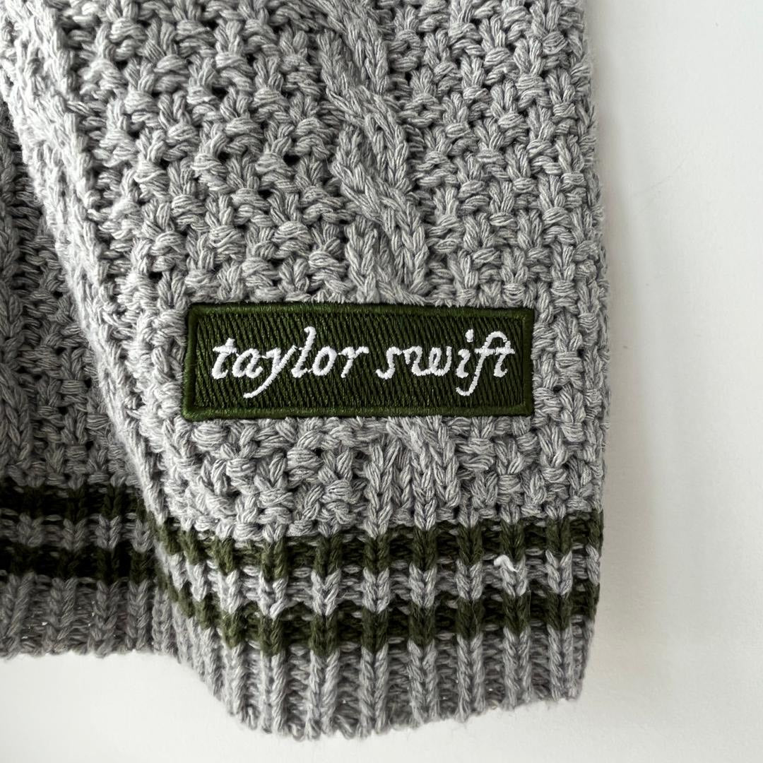 Taylor Swift Gray Folklore Cardigan