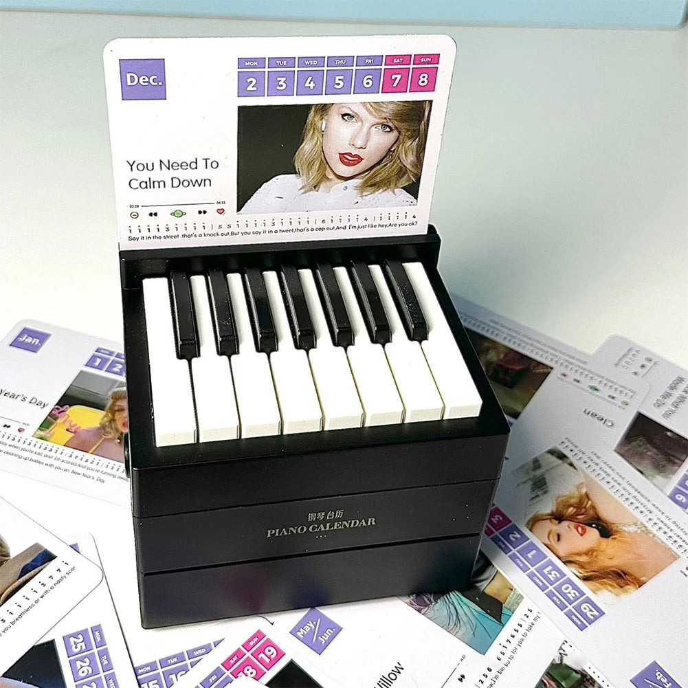 Taylor Swift Piano Calendar