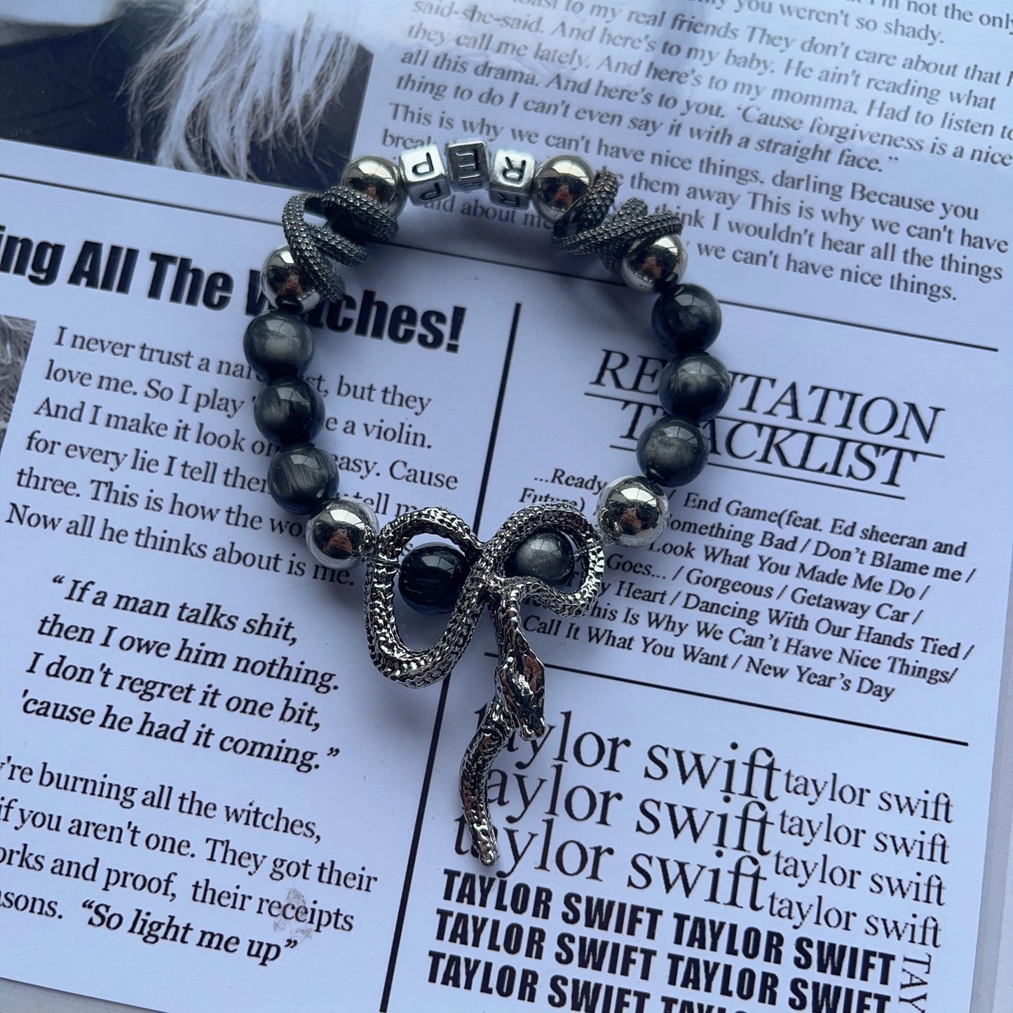 Reputation Inspired Snake Bracelet