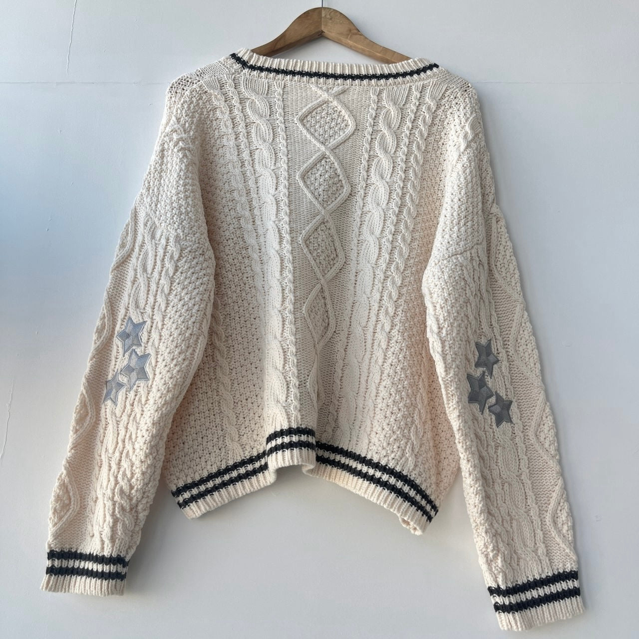 TS cardigan XS/S, crooked patch factory